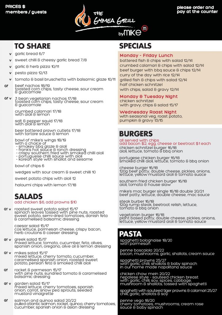 Gymea Grill Mikes Grill